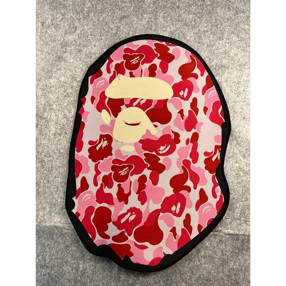 Bape Big Head Pink Rug Non Slip Back - Picture 1 of 4